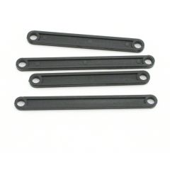 Camber link set (plastic/ non-adjustable) (front & rear) (black)