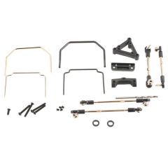 Sway bar kit, revo (front and rear) (includes thick and thin sway bars and adjustable linkage) (requires part #5411 to install rear bumper)