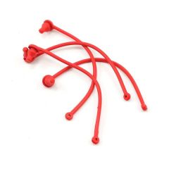 Body clip retainer, red (4)