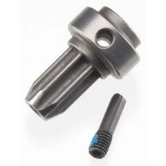 Drive hub, front, hardened steel (1)/ screw pin (1)