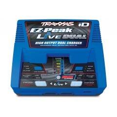 Charger, dual, EZ-Peak Live, 200W, NiMH/LiPo with iD Auto Battery Identification
