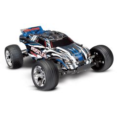Traxxas Rustler XL-5 electro truggy RTR - 2.4 Ghz - Blauw (zonder accu & lader)