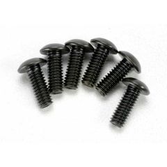 Screws, 4x12mm button-head machine (hex drive) (6)