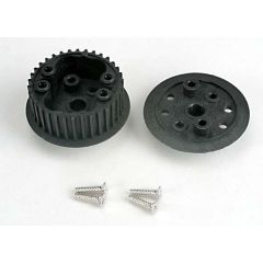 Differential  (34-groove)/ flanged side-cover & screws