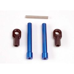 Bellcrank posts, aluminum (2)/ steering link threaded rod (3x25mm)/ long rod ends (2)