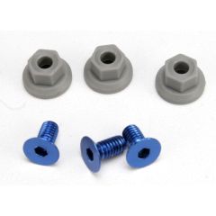 Wing mounting hardware, (4x8mmccs (aluminum)(3)/ 4x7mm flanged nl (3))