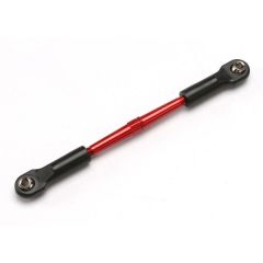 Turnbuckle, aluminum (red-anodized), front toe link, 61mm (1) (assembled with rod ends and hollow balls) (see part 5539x for complete set of jato aluminum turnbuckles)