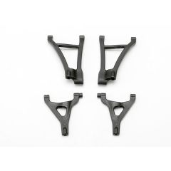 Suspension arm set, front (includes upper right & left and  lower right & left arms) (1/16 slash)