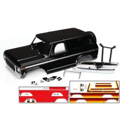 Body, Ford Bronco 1979 black incl. accessoires ( TRX-8010X)