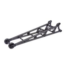 Wheelie bar, black (assembled)/ wheelie bar mount (TRX-9460)