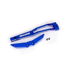 Traxxas - Chassis brace, front, 6061-T6 aluminum (blue-anodized/ 2.5x6mm CCS (with threadlock) (2) (TRX-10221-BLUE)