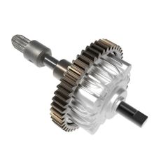 Traxxas - Differential kit, center (complete with steel spur gear) (aluminum carrier) (TRX-10760R)