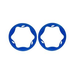 Traxxas - Beadlock Rings, Rear, Blauw (4.3'') (2) (TRX-10948-BLUE)
