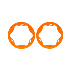 Traxxas - Beadlock Rings, Rear, Oranje (4.3'') (2) (TRX-10948-ORNG)