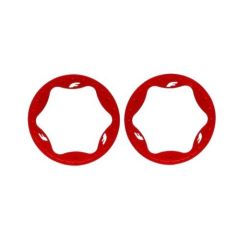 Traxxas - Beadlock Rings, Rear, Rood (4.3'') (2) (TRX-10948-RED)