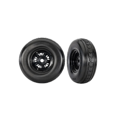 Traxxas - 3.2" Funco Black Front Wheels & Arrow Tires (2) (TRX-10972)