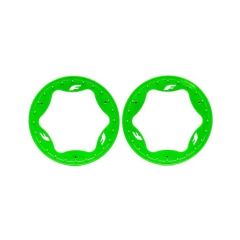 Traxxas - Beadlock rings, rear, green (3.9") (2) (TRX-10977-GRN)