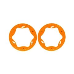 Traxxas - Beadlock rings, rear, orange (3.9") (2) (TRX-10977-ORNG)