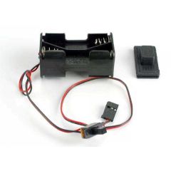 Battery holder with on/off switch/ rubber on/off switch cover