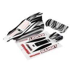 Traxxas - Body, Bandit, Prographix (Replacement For The Painted Body. Graphics Are Printed, Requires Paint & Final Color Application)/ Decal Sheet (TRX-2420)