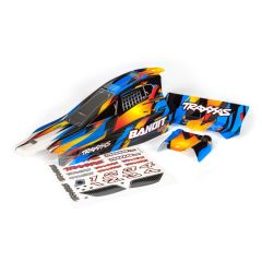 Traxxas - Body, Bandit VXL, blue (painted, decals applied) (TRX-2436X)