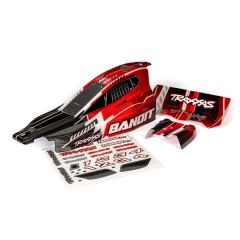 Traxxas - Bandit body black-red Painted (TRX-2450)