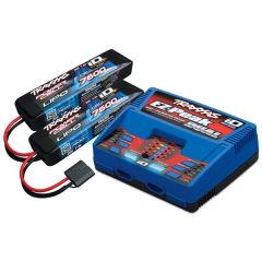 Traxxas 4S COMBO (2X 2869X 7.4V 7600mAh LiPo & 1X 2972X duo charger)