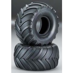 Tires, Monster Jam Replica (dual profile 5.3"x2.7"-2.0") (2) / Foam Inserts (2)
