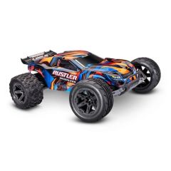 Traxxas Rustler 2WD HD VX3 Brushless RTR - Oranje