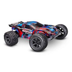 Traxxas Rustler 2WD HD VX3 Brushless RTR - Rood