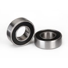 Traxxas - Ball bearings, black rubber sealed (6x12x4mm) (2) (TRX-5117A)