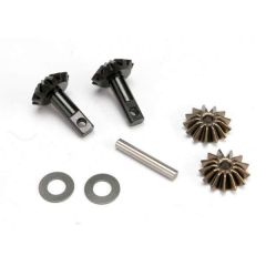 Gear set, differential (output gears (2)/ spider gears (2)/ spider gear shaft)