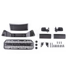 Traxxas - Grille/ grille mount/ mirrors, side (left & right)/ mirror mounts (left & right)/ body mount adapter/ rear latch retainers (2) (TRX-5921)