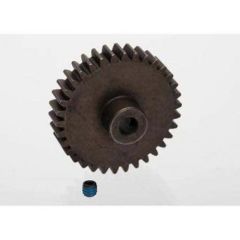 Gear, 34-T pinion (1.0 metric pitch, 20> pressure angle) fits 5mm axle (TRX-6493)