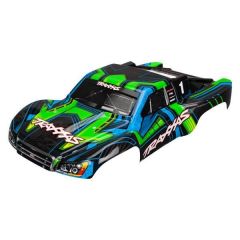 Traxxas - Body, Slash 4X4, green and blue (TRX-6844X)