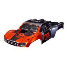 Traxxas - Body, Slash VXL 2WD (also fits Slash 4X4), Fox Edition (painted, decals applied) (assembled with front & rear latches for clipless mounting) (TRX-6849-FOX)