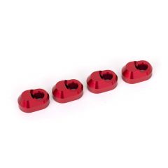 Traxxas - Suspension pin retainer, 6061-T6 aluminum (red-anodized) (4)  (TRX-7743-RED)