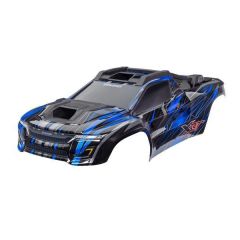 Traxxas - Body, XRT Ultimate, blue (painted, decals applied) (assembled with front & rear body supports for clipless mounting, roof & hood skid pads) (TRX-7869-BLUE)