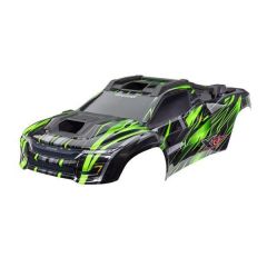 Traxxas - Body, XRT Ultimate, green (painted, decals applied) (assembled with front & rear body supports for clipless mounting, roof & hood skid pads) (TRX-7869-GRN)