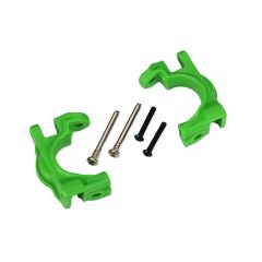 Traxxas - Caster Blocks Left/Right (for use with #9080 upgrade kit) - Green (TRX-9032G)