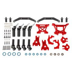 Traxxas - Outer Driveline & Suspension Upgrade Kit, extreme heavy duty, red (TRX-9080R)