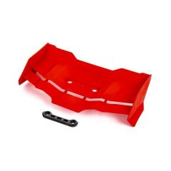 Traxxas - Wing/ wing washer (red) (TRX-9517R)