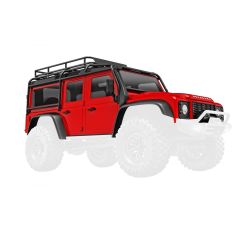 Traxxas - Body, Land Rover Defender, complete, rood (TRX-9712-RED)