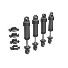 Traxxas - Shocks, GTM, 6061-T6 aluminum (gray-anodized) (fully assembled w/o springs) (4) (TRX-9764-GRAY)