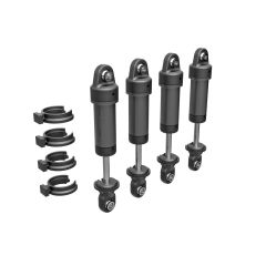 Traxxas - Shocks, GTM, 6061-T6 aluminum (gray-anodized) (fully assembled w/o springs) (4) (TRX-9764-GRAY)
