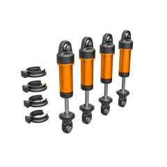 Traxxas - Shocks, GTM, 6061-T6 aluminum (orange-anodized) (fully assembled w/o springs) (4) (TRX-9764-ORNG)
