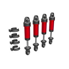 Traxxas - Shocks, GTM, 6061-T6 aluminum (red-anodized) (fully assembled w/o springs) (4) (TRX-9764-RED)