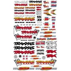 Official Team Traxxas racing decal set (flag logo/ 6-color)