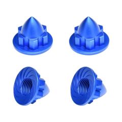 GPM - Alloy 7075 22mm Wheel Cone Locker, Blue - Traxxas X-Maxx, XRT, Funco