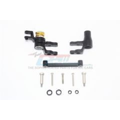 GPM - Aluminium Steering Assembly, Black - Traxxas Maxx